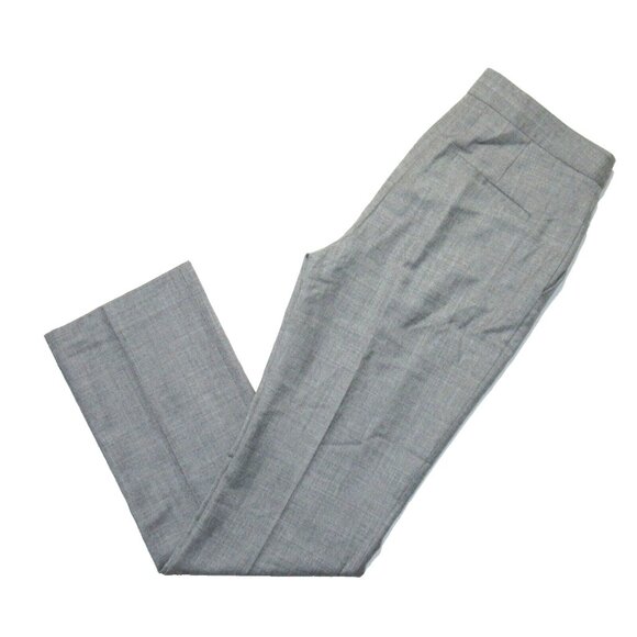 NWT Theory Slim Straight Pant in New Light Heather Sleek Flannel Wool Pants 2 - Picture 5 of 5